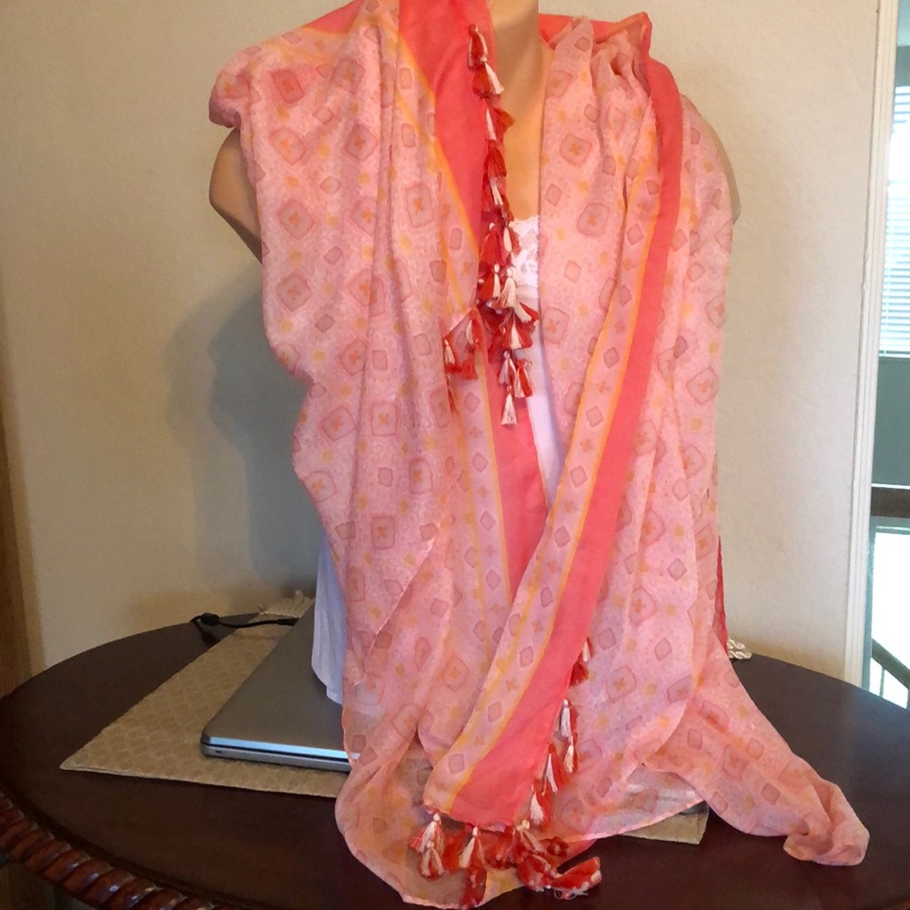 Beautiful scarf wrap 70” x 36”